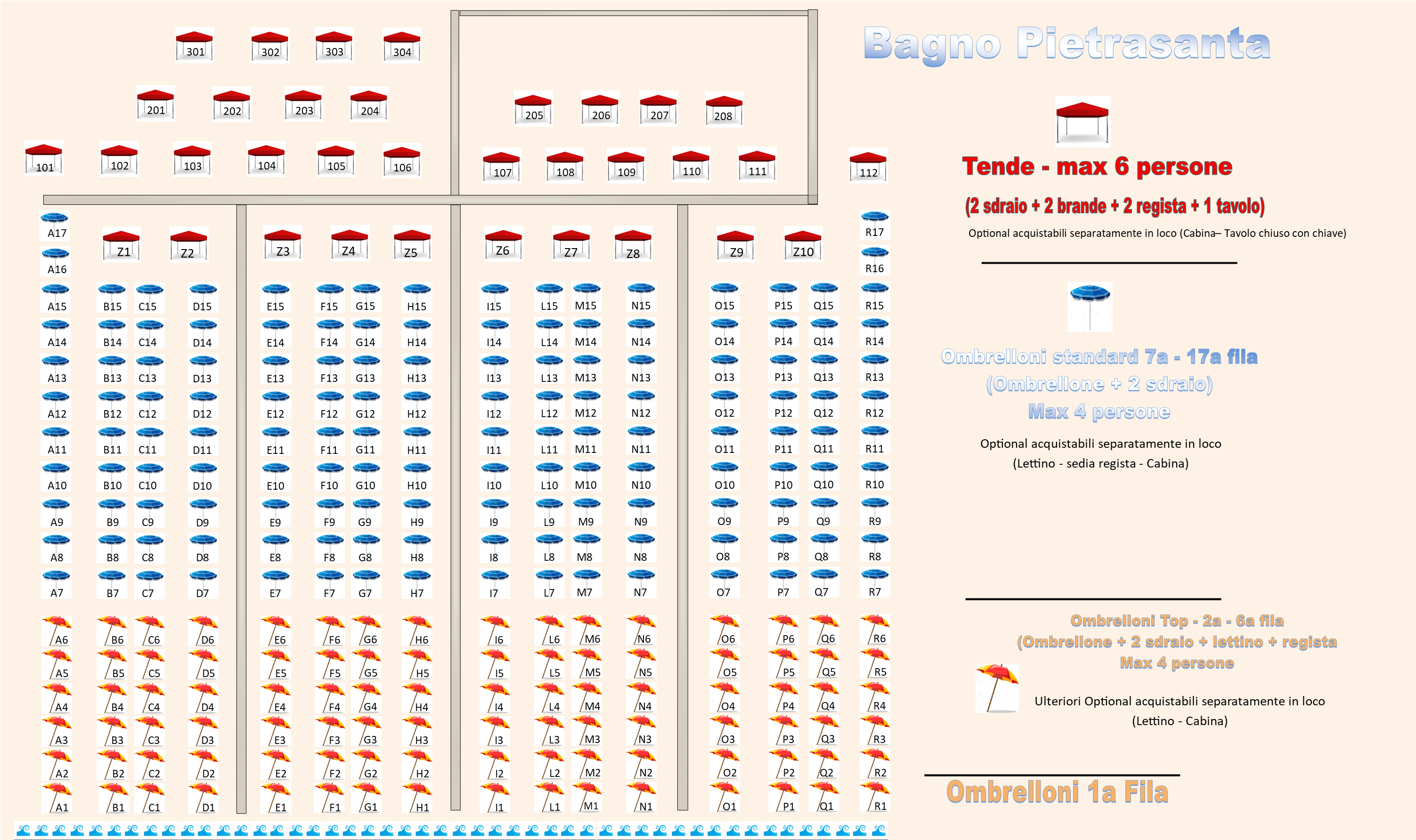 mappa bagno